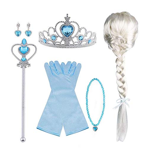 Vicloon Princesse Dress Up Accessoires,Elsa Cadeau Set pour 